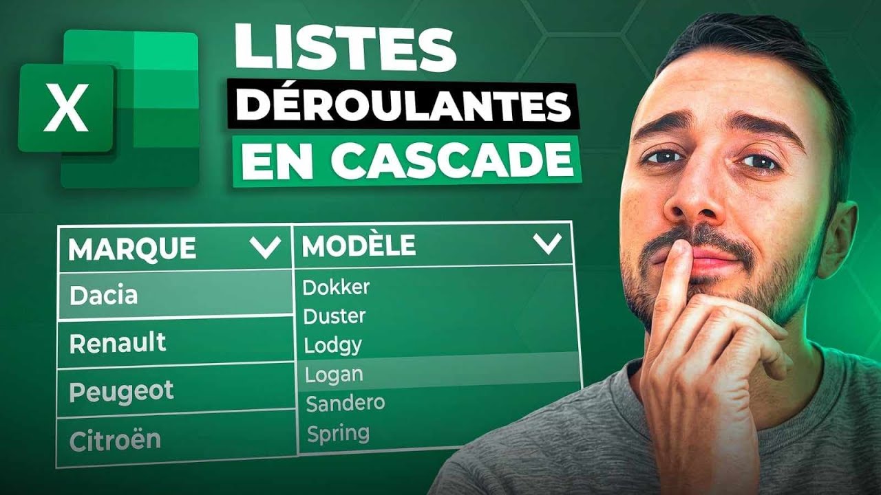EXCEL - CRÉER DES LISTES DÉROULANTES EN CASCADE (Liste dépendante d'une autre liste)