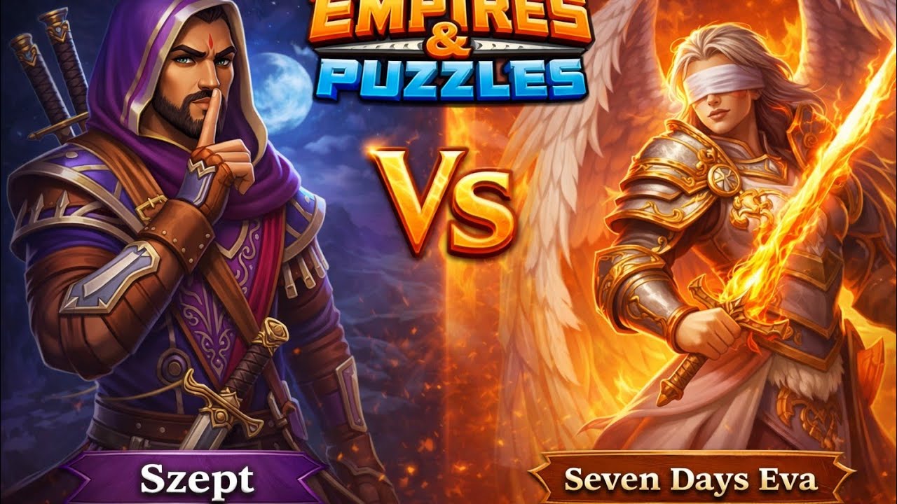 Empires and Puzzles - wojna lepszy atak - SZEPT vs Seven Days Eva