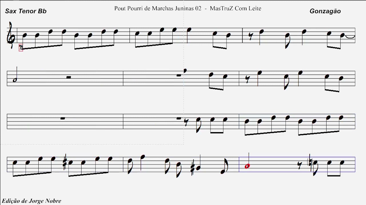 Pout Porri de Marchas Juninas 02 - MasTruZ Sax Tenor