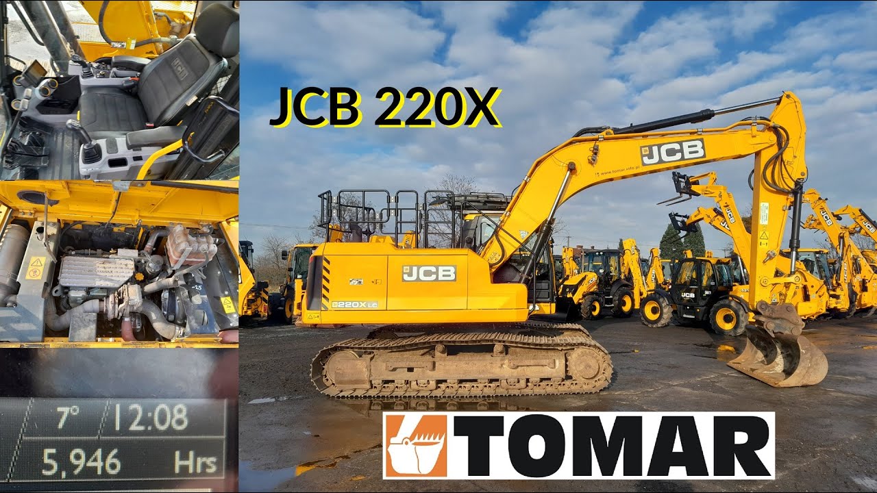 JCB 220X 2019 r. SKU 0516 tel. +48 575 316 333 tracked excavator koparka gąsienicowa