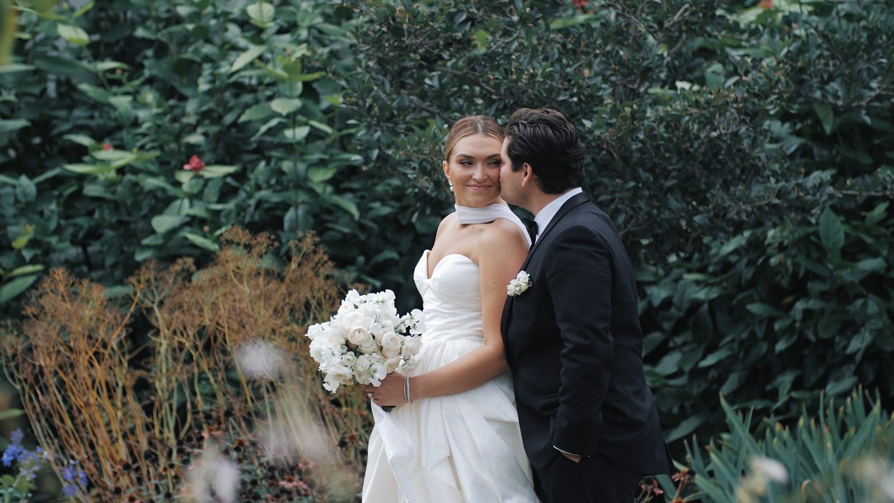 Meghan & Mike with all the feels at Frederik Meijer Gardens