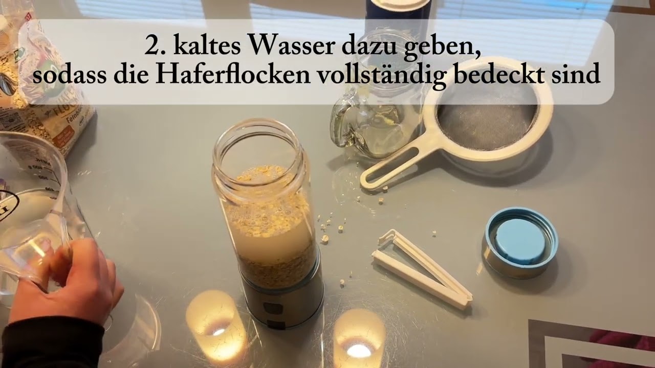 Chemieexperiment Haferdrink made by Sofia