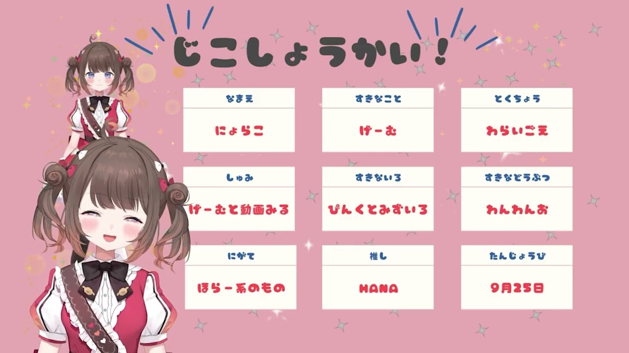【初配信】にょらこです！よろしくお願いします！