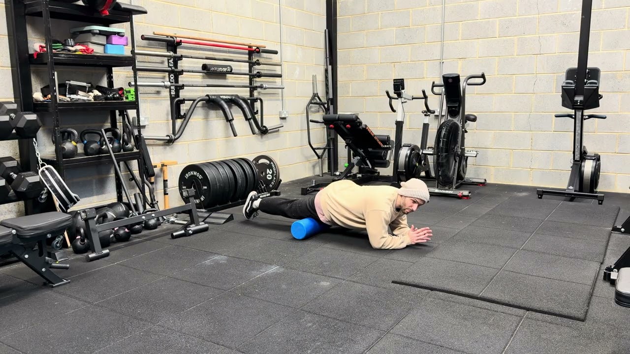 3 Position Knee Foam Roll and Floss