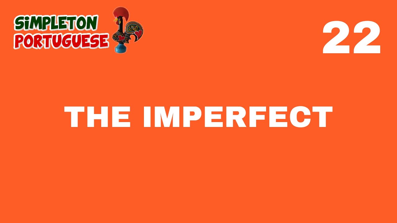 The imperfect in European Portuguese