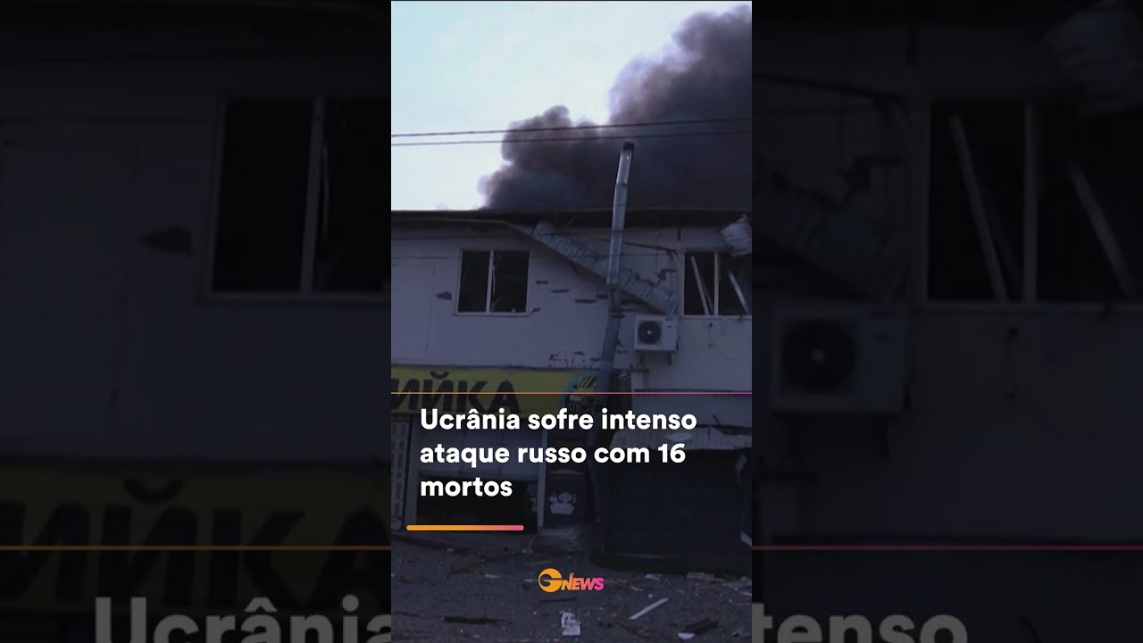 Ucr&acirc;nia sofre intenso ataque russo com 16 mortos