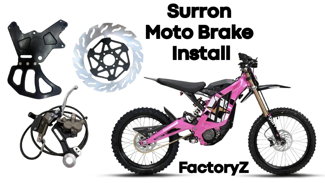 Как установить задний мотоциклетный тормозной фонарь FactoryZ Surron Light Bee