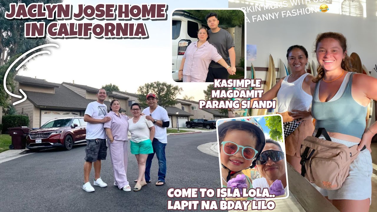 BAHAY NI JACLYN JOSE SA CALIFORNIA 😍 SIMPLE PANUNUOT TULAD NG ANAK NA SI ANDI KAHIT SAAN MAGPUNTA