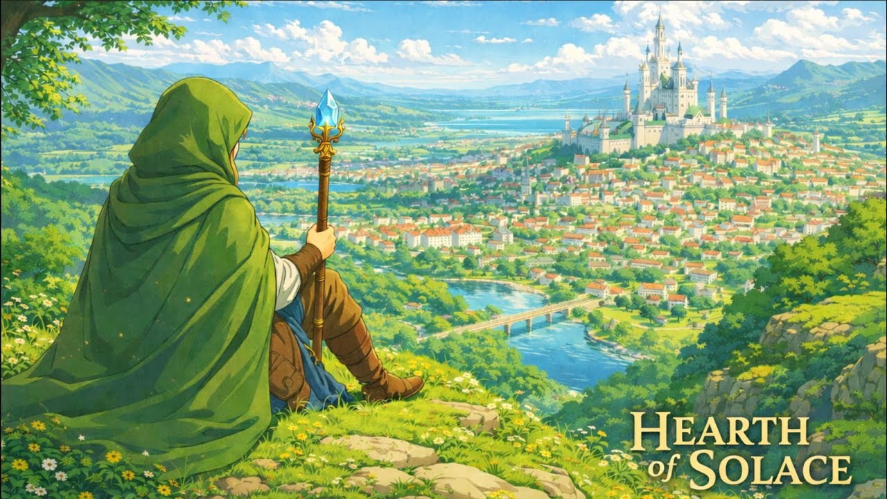 Fantasy Medieval Music for Focus & Calm l The Rest of a long Journey