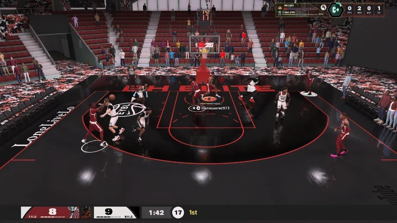 NBA 2K26 Distracted court paint Win 😂