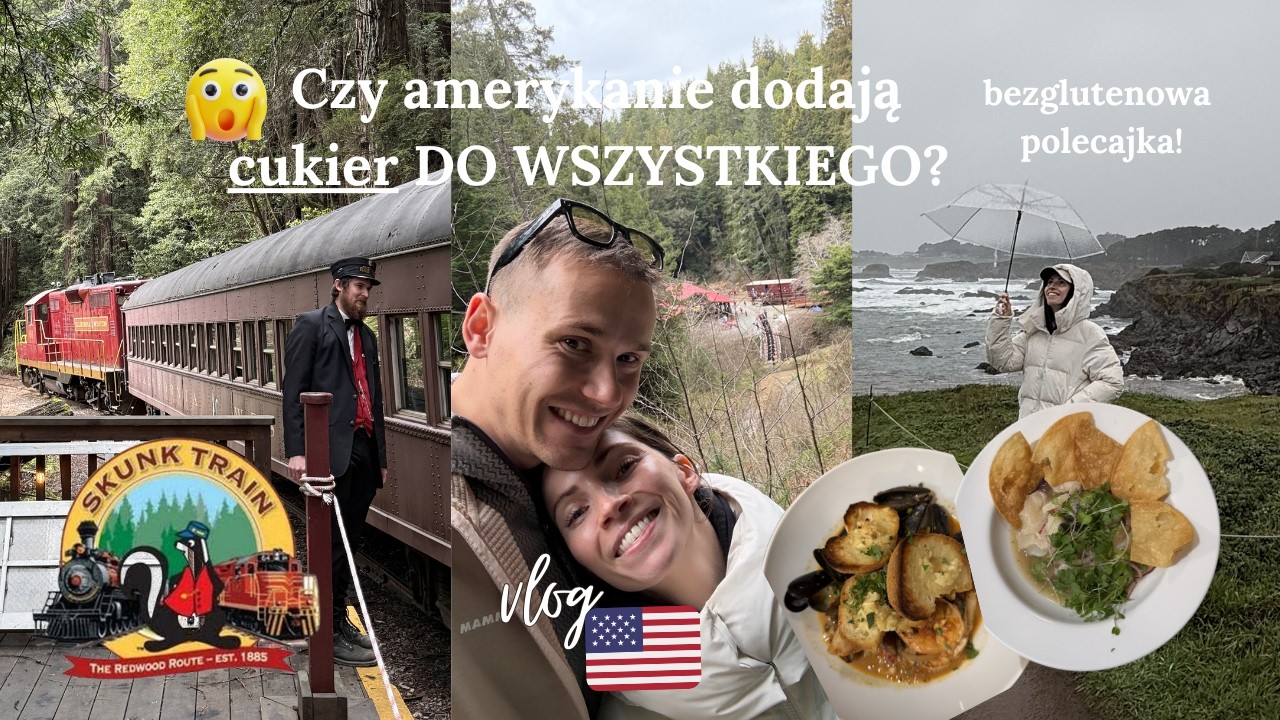 czy amerykanie dodają cukier do wszystkiego? MY W SZOKU!😱| restauracja gluten free | pociąg skunksa