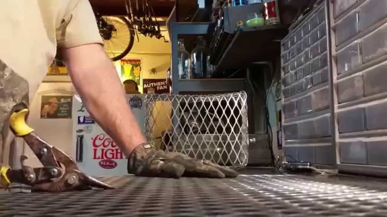 How to build a charcoal box. No welds.