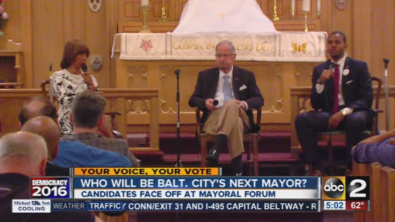 Baltimore mayoral candidates face off at forum