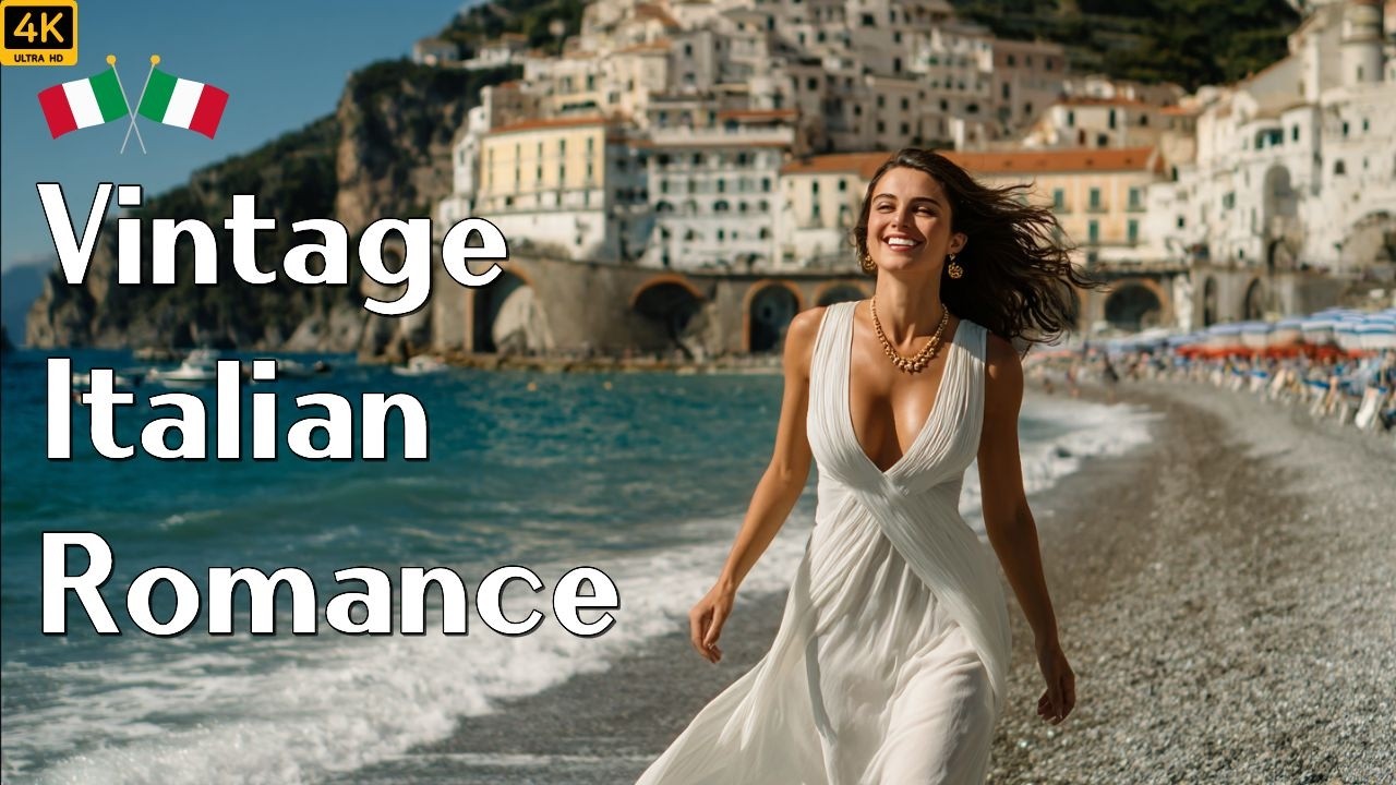 Across Amalfi in Italy 🇮🇹 1960s Vintage Italian Love Songs That Feel Like a Movie