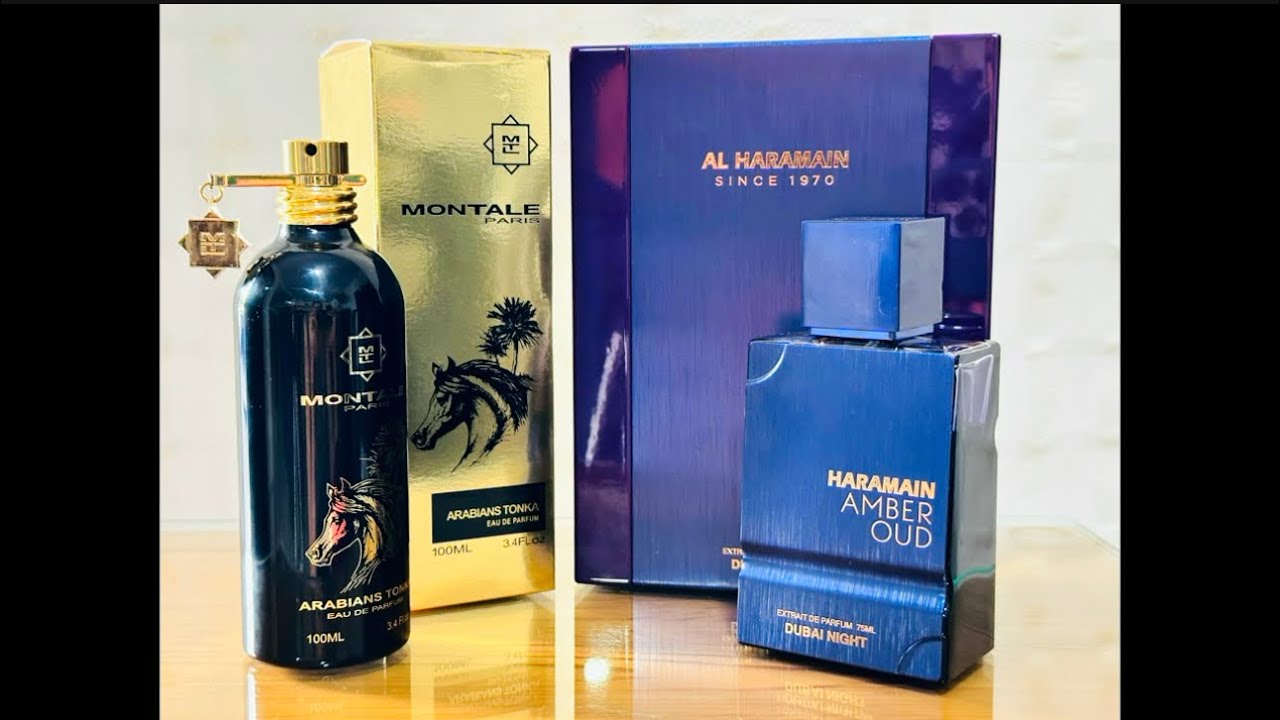 Unboxing y reseña de Al Haramain Amber Oud Dubai Night y comparación con Arabian’s Tonka de Montale
