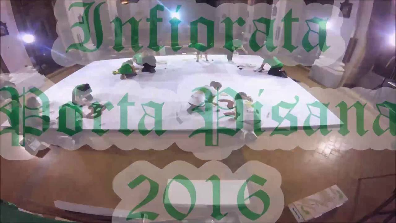 Infiorata Porta Pisana 2016 - Time Lapse