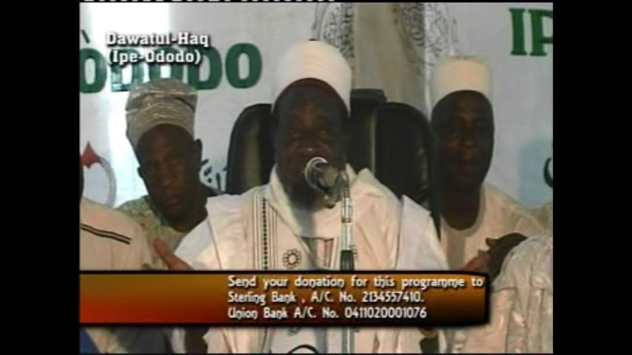 Sheikh Muh Robiu Adebayo Abd Malik RTA – Asayan Adua (Part 1)