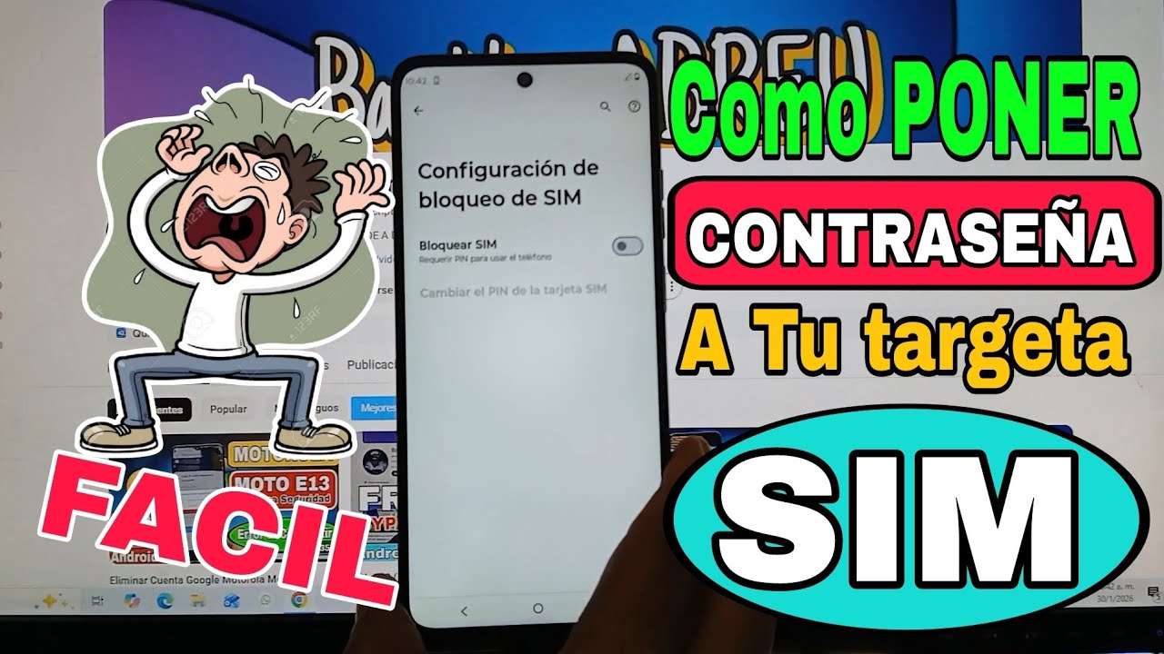 COMO Ponerle una Contraseña a TU Targeta SIM | Bloquear SIM CARD Poner Contraseña