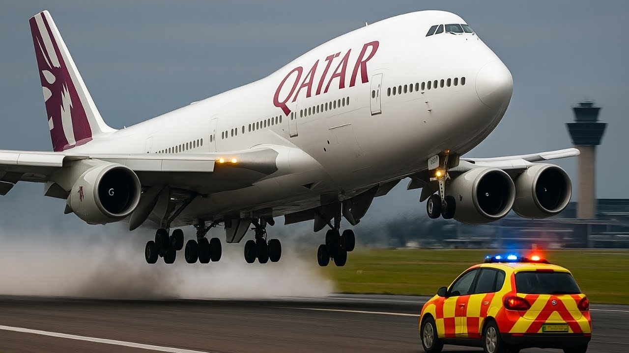 Plane Crashes After Landing – Pilot Loses Control on Runway Ep.10
