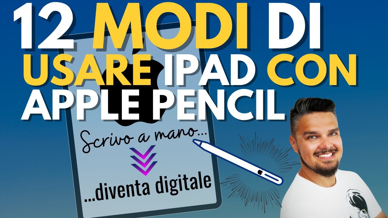 12 FUNZIONI che DEVI CONOSCERE se hai IPAD ed APPLE PENCIL