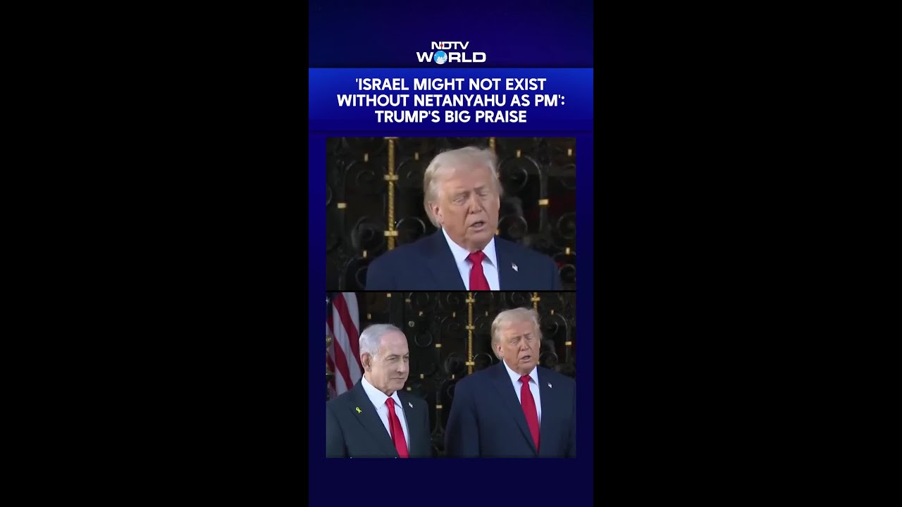 'Israel Might Not Exist Without Netanyahu As PM': Trump's Big Praise