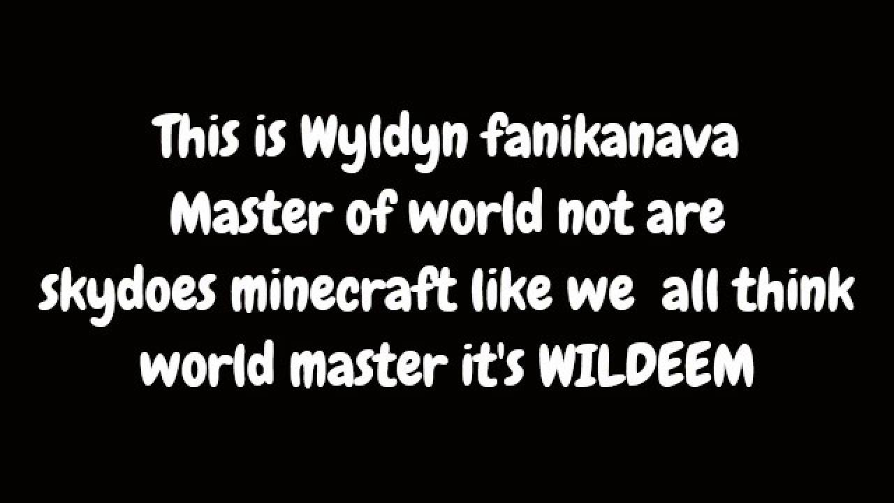 My video form wildeem