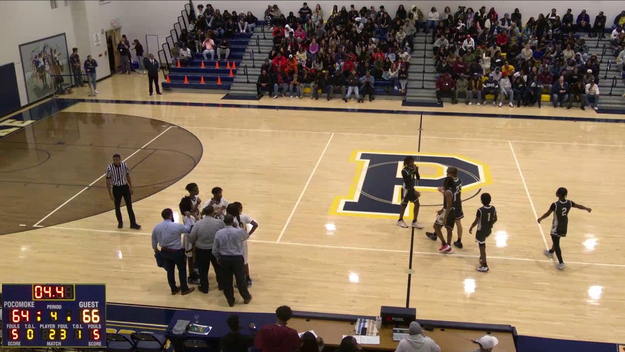 Pocomoke High School  vs Snow Hill High School Mens JV Basketball