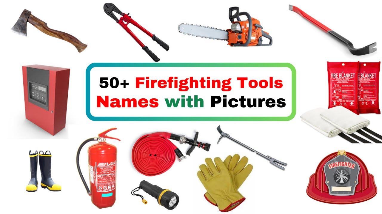 Firefighting  Tools Vocabulary | Firefighting Tools In English | Firefighting  Equipment