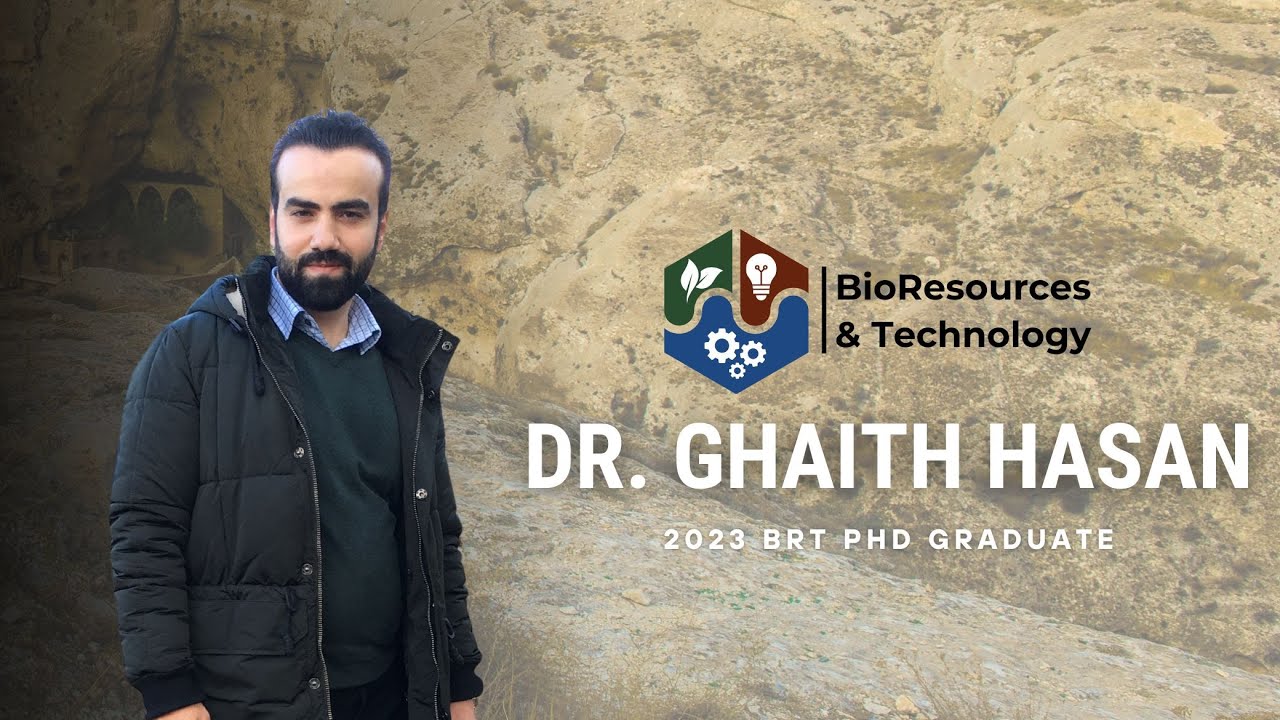 2023 BRT PhD Graduate - Dr. Ghaith Hasan