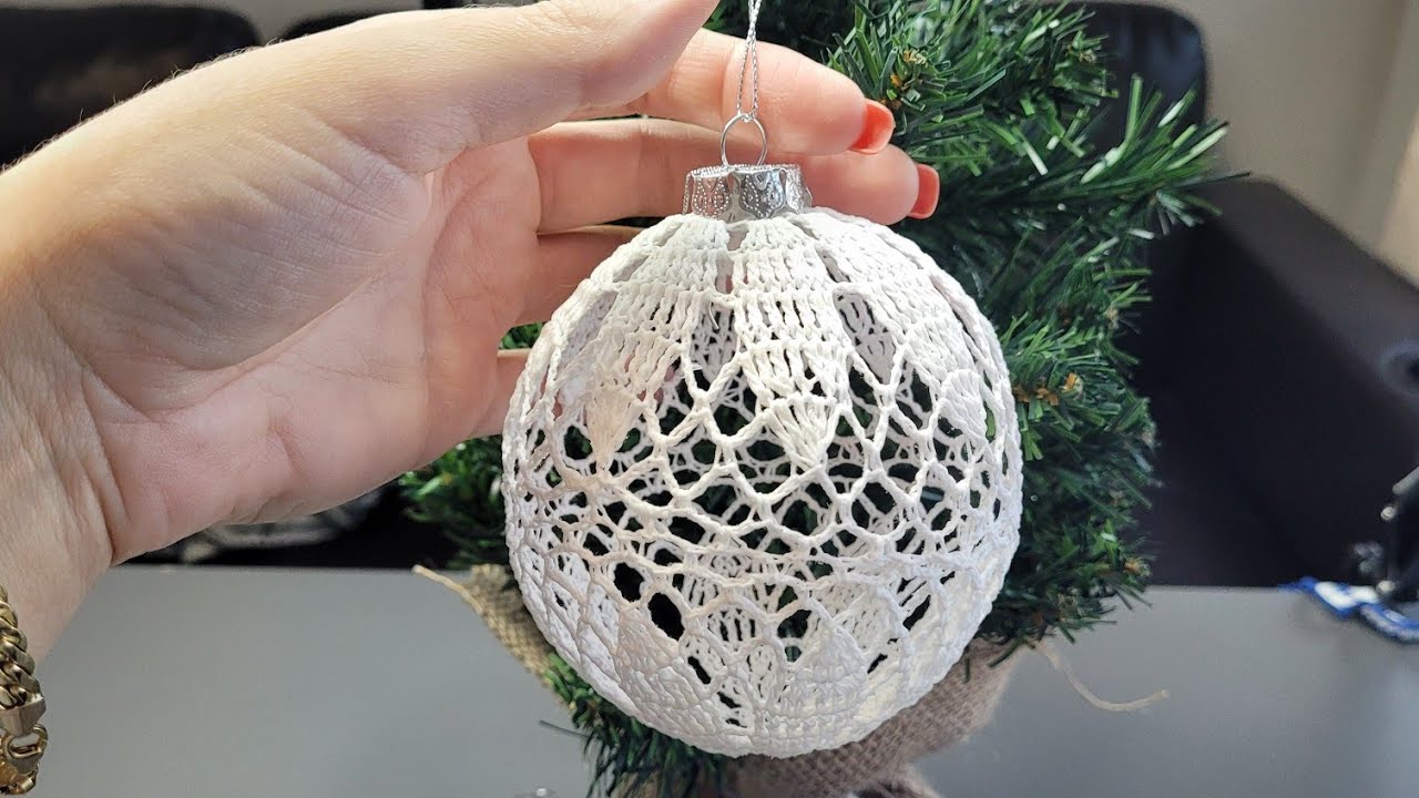 I Crocheted My Christmas Ornaments