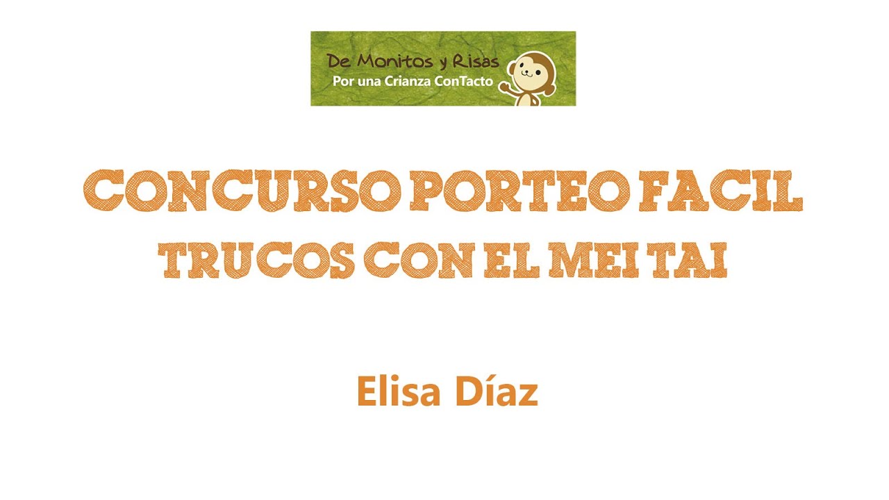 Trucos con el Mei tai, por Elisa #PorteoFacil