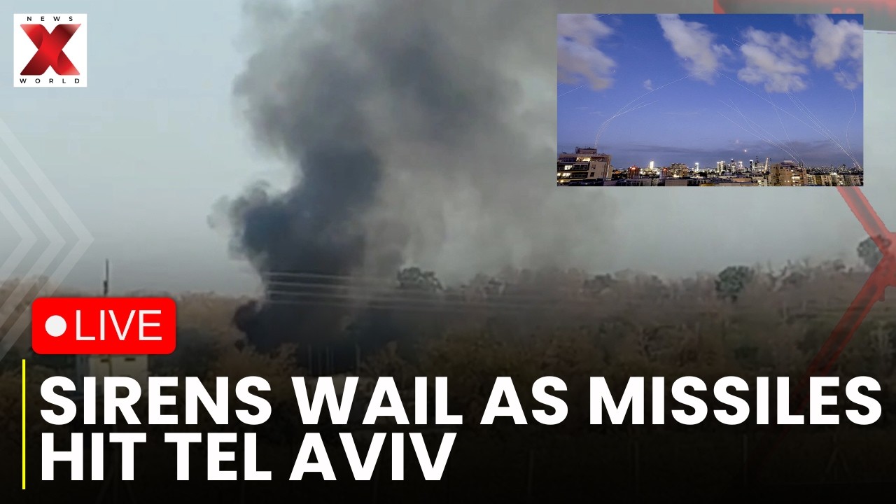 Iran Strikes Tel Aviv LIVE: Sirens Wail In Tel Aviv, Missile Interceptions, Iran Targets City Center
