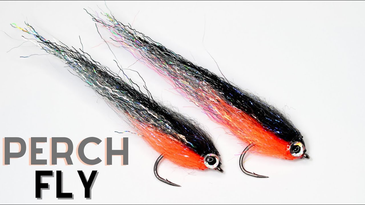 Ripple Ice Fiber- streamer for perch FlyFishing | Mucha Okoniowa