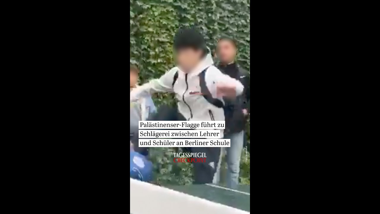 Palästinenser-Flagge auf Berliner Schulhof führt zu Schlägerei zwischen Lehrer und Schüler