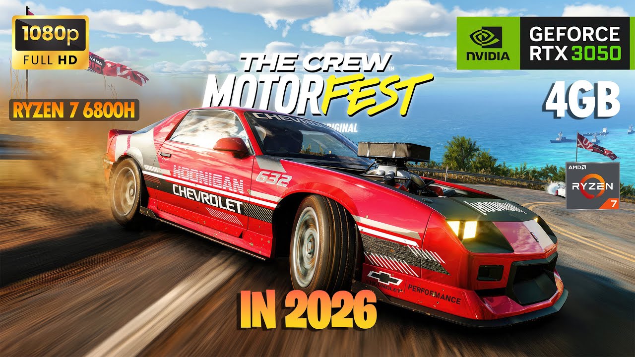 The Crew Motorfest In 2026 + Gametest RTX 3050 4GB