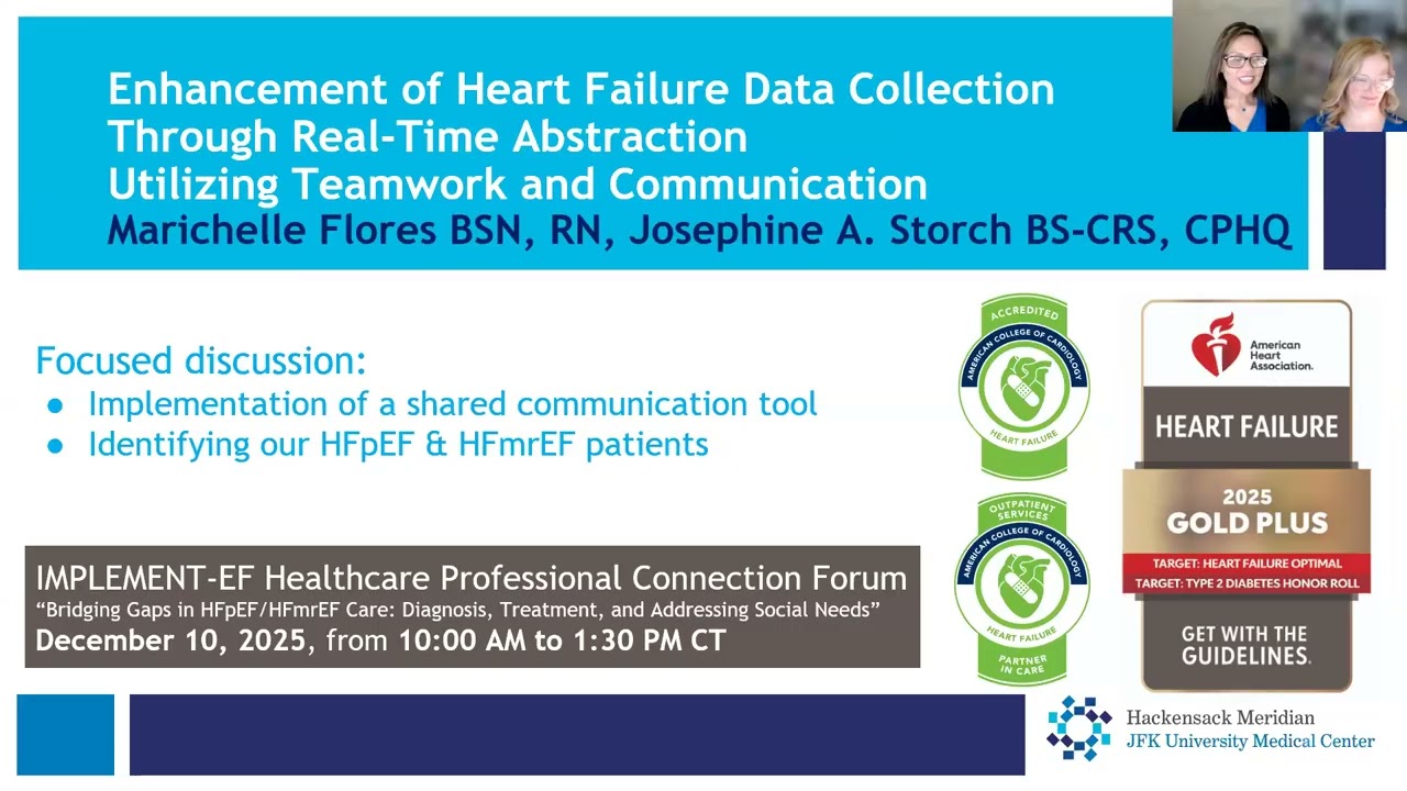Session 2 - Spotlight on Admission: Models for Identifying HFpEF/HFmrEF at Admission