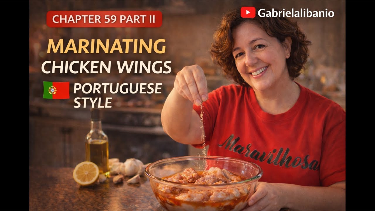 CHAPTER 59 PART II ☕🔥MARINATING CHICKEN WINGS PORTUGUESE STYLE 🇵🇹