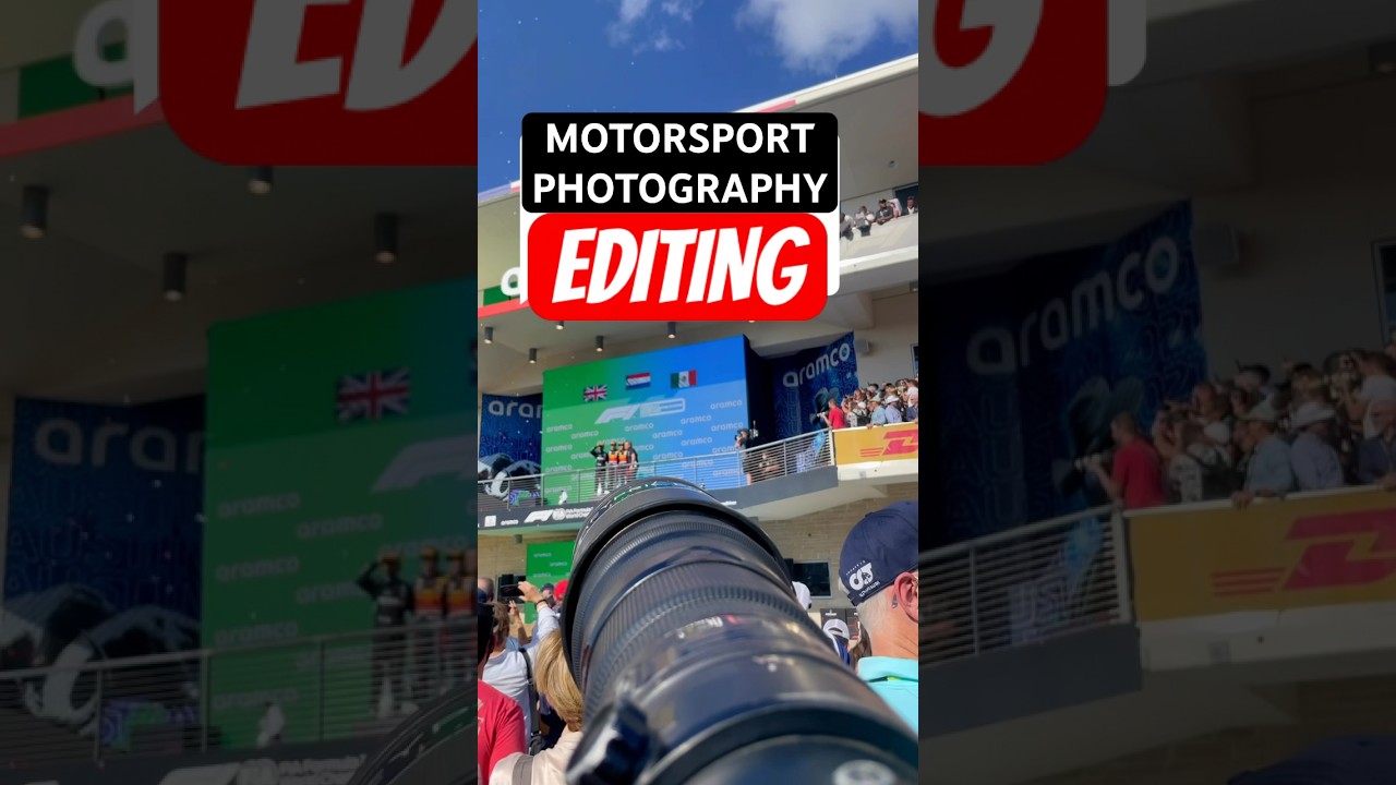 📸МОНТАЖ фотографий автоспорта должен выполняться БЫСТРО. #f1 #formula1 #carphotography #motorsport