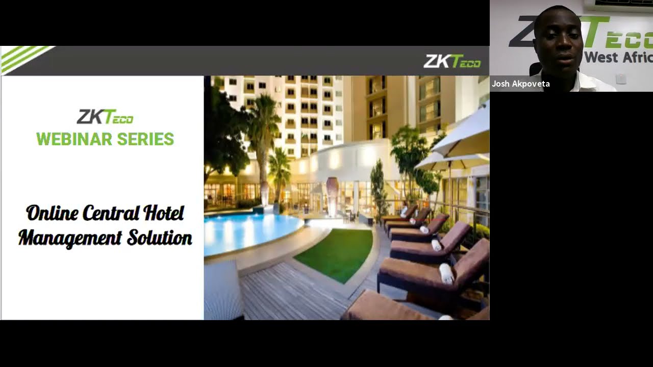 [WEBINAR] ZKTeco Online Central Management Hotel Solution