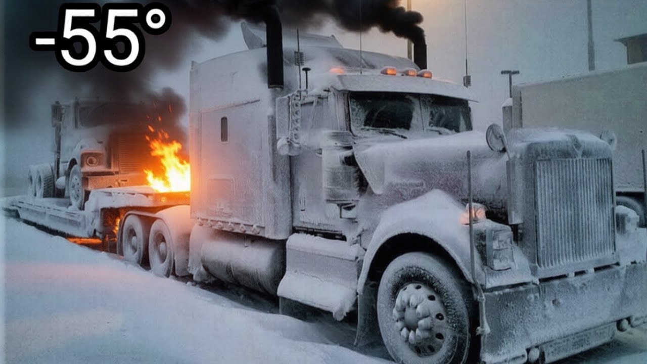 Heavy Start Of The Diesel Engine In Severe Frost Without Heating At -55°!! Will it start!?.