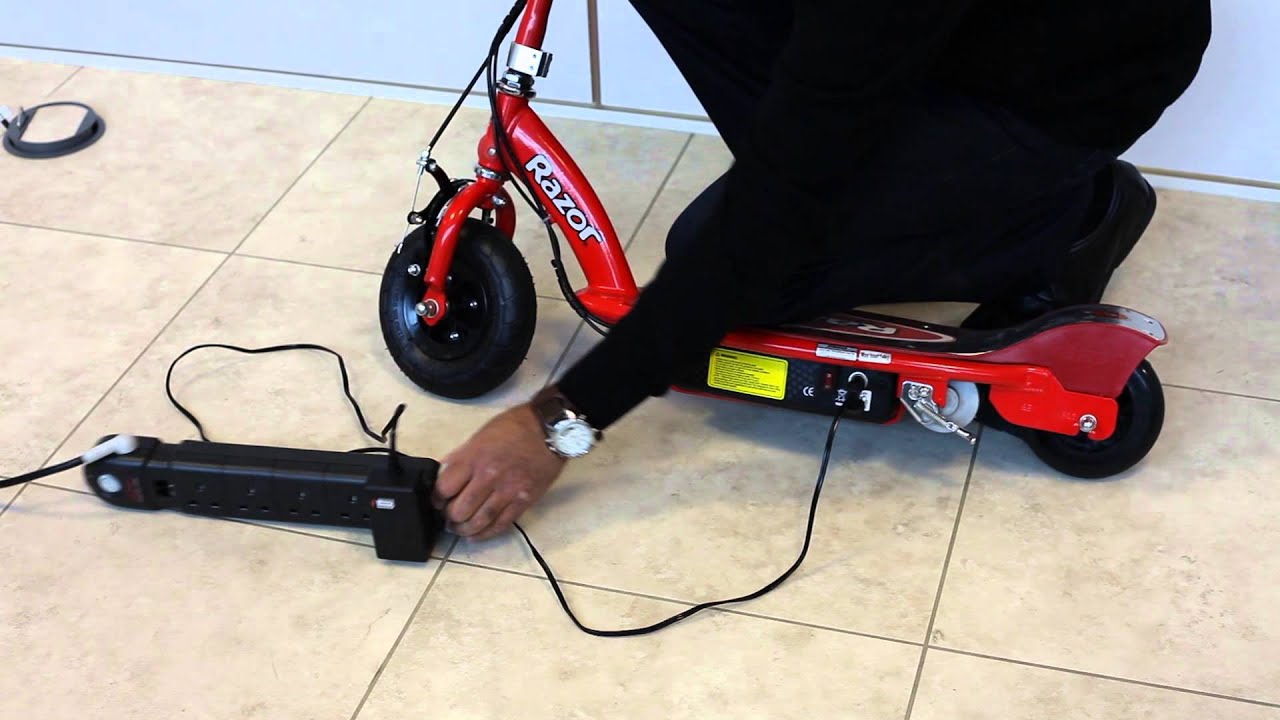 Razor E100 assembly and start up