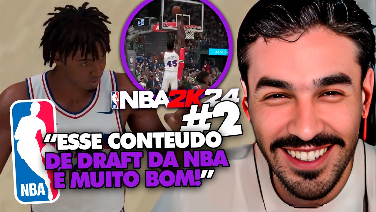 STAG JOGA: PROIBIDO TER JOGO RUIM NA SIMULA&Ccedil;&Atilde;O DO DRAFT DA NBA! #2 | Clipes do Stag