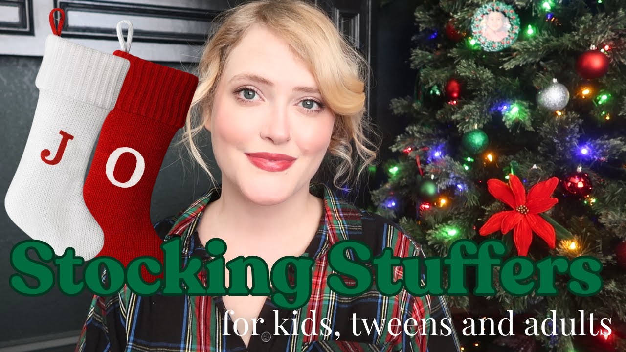 Stocking Stuffer ideas for kids, tweens and adults! | What's in my kid's Christmas Stockings 2024
