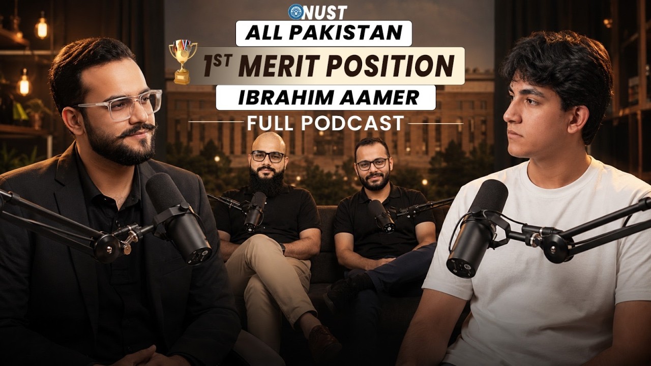 🏆 Ibrahim Aamer's Incredible Journey | NUST 1st Merit Position | 173 NET Score | LUMS Admission
