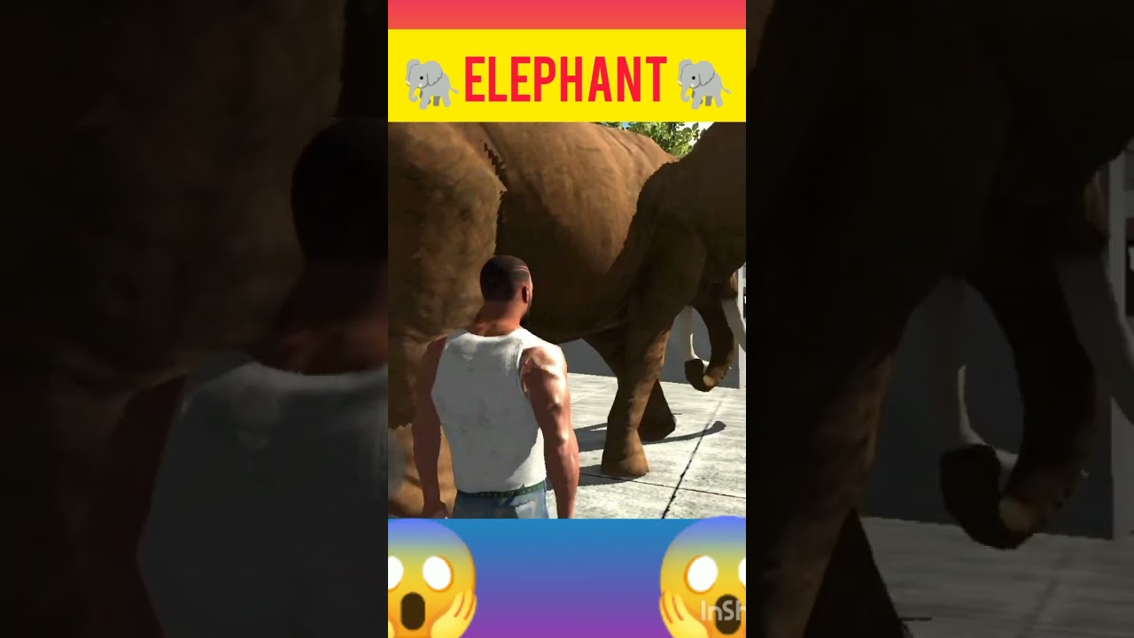 INDIAN BIKE DRIVING 3D GAME MA ELEPHANT KA CHEAT CODE #viral #shorts
