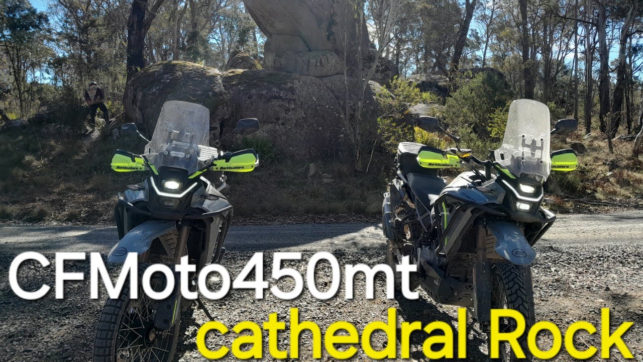 CFMoto 450MT Journey to cathedral rock national park Australia