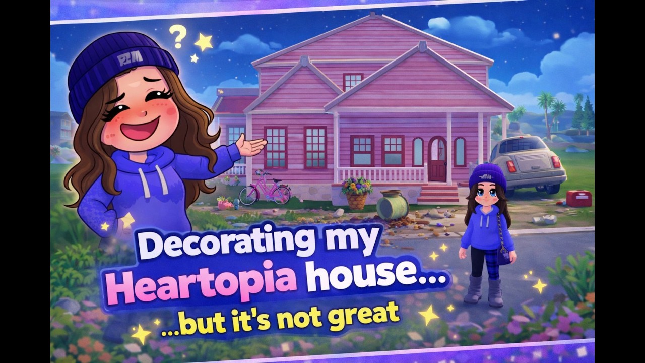Decorating my Heartopia house...but its not great