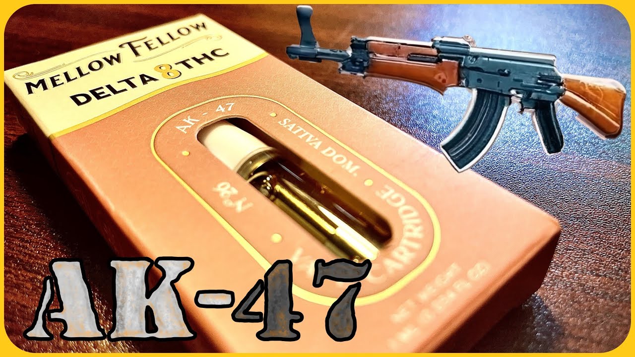 Mellow Fellow Delta 8 THC Cartridge Review: AK-47