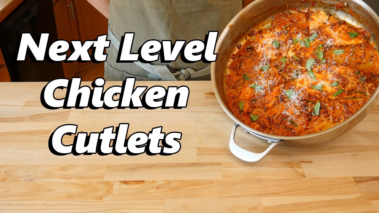 Creamy Sun Dried Tomato Chicken Cutlets
