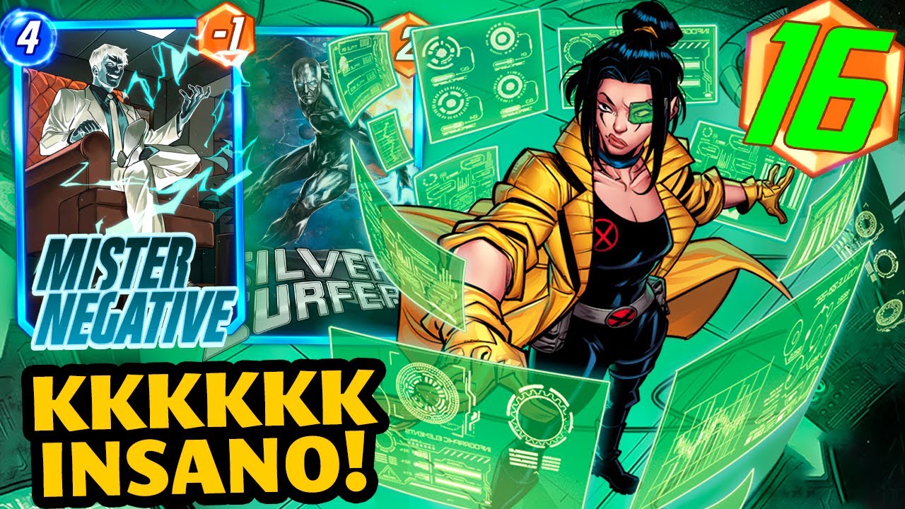 SURFISTA NEGATIVO é uma LOUCURA! SE PREPARE PARA COMBOS INSANOS COM A SAGE | Marvel Snap